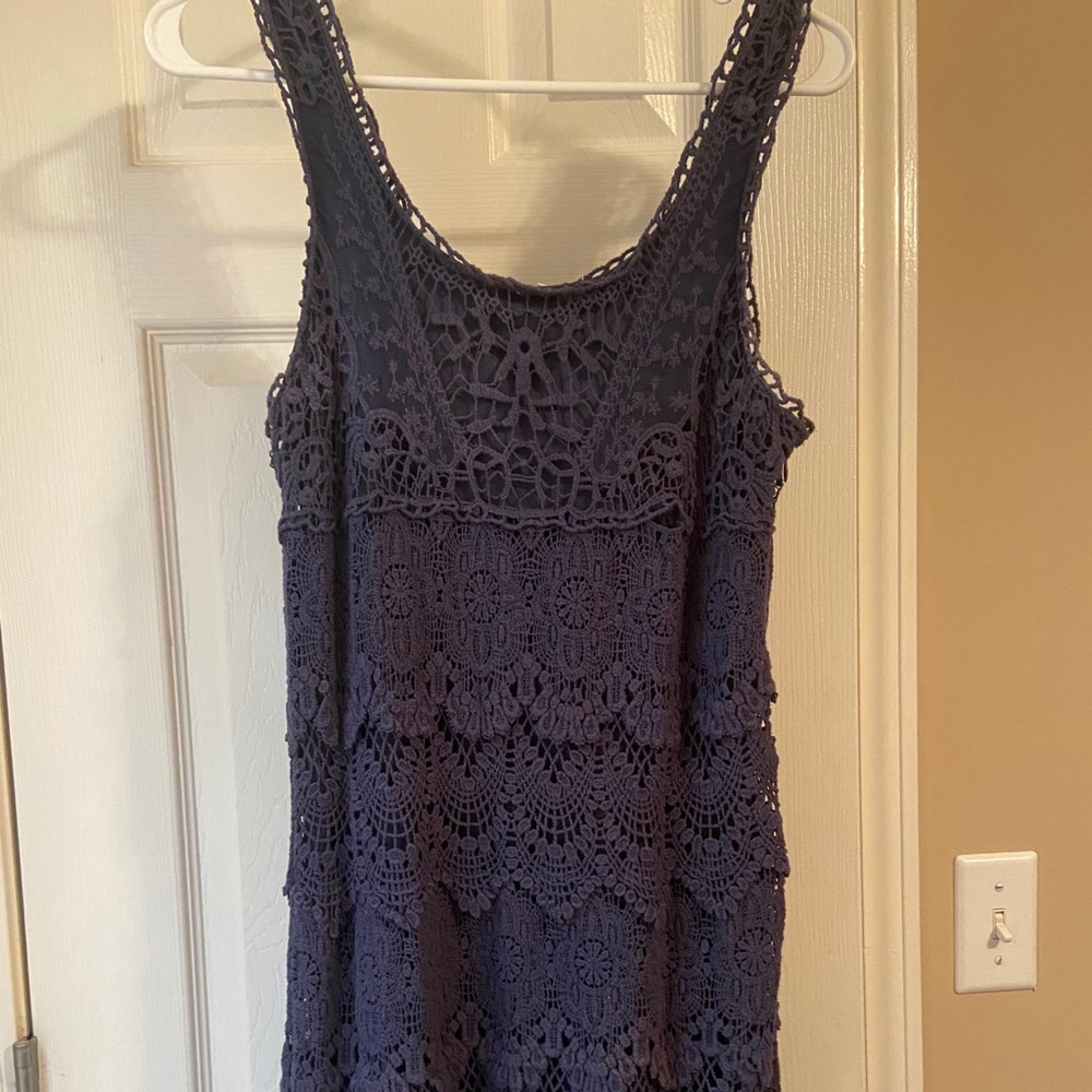 Navy boutique dress